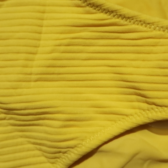 Yellow Rib normal coverage Bathing suit bottom - Picture 2 of 4